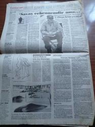 Cumhuriyet Gazetesi - 21  Ekim 1998 - Başbakan Mesut Yılmaz Ülkedeki Karanlık İlişkileri Açıklamaya Devam Etti - Siyasilerle Çeteler İç İçe - SEKA İçin Büyük Yürüyüş - Mehmet Ağar İçin Yeni Fezleke Hazırlandı - Nesim Malki Sanıkları Cezaevinde - Emniyetin İsteği Telefon Dinleme Yetkisi Genişlesin - Başbakan Mesut Yılmaz Abdullah Öcalan Moskova'da - POAŞ'ın Satışında Kamu Yararı Yok