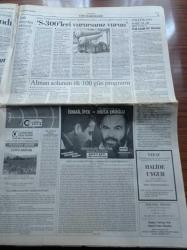 Cumhuriyet Gazetesi - 21 Ağustos 1998 - Seks Skandalıyla Sıkışan ABD Başkanı Bill Clinton Afganistan İle Sudan'ı Bombalattı - Mit'teki Köstebekler Dağıldı - Mafyada Rekabet - Fazilet Partisi Genel Başkanı Recai Kutan Türban Eylemi Sürecek: Refah Partisi Hesabında 1 Trilyon Açık - İzmir'de Nadir Nadi Buluşması - Ekmek Poşete Girmedi