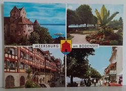 ŞEHİR KARTPOSTALI-ALMANYA/MEERSBURG ŞEHİR GÜZELLİKLERİ GÖRÜNTÜSÜ,ARKASINA YAZILMAMIŞ, RENKLİ, 12 X 16 CM EBADINDA - 1950'LER, 1960'LAR, 1970'LER, 1980'LER