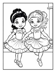 Balerin Prenses Boyama Kitap Seti (4 Kitap)