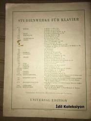 A. Schmitt - Vorbereitende Ubungen - Exercices Preparatoires - OP. 16 I Piano Solo - Universal Edition - Almanca , İngilizce (A. Schmitt - Hazırlık çalışmaları - OP. 16 - solo piyano)