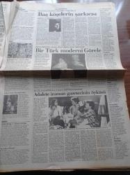 Cumhuriyet Gazetesi - 20 Ekim 1991- Beşiktaş'ı Şifo Mehmet Kurtardı - PKK'nın Kaçırdığı 8 Erimiz Serbest - Muzaffer Aksoy Bilim Hür Ortamda Gelişir - Alman Hükümeti Troya'nın Peşinde - Demokrasi İçin Sandığa - 30 Milyon Seçmen Oy Kullanıyor - Gönül Yazar Taşbebek Olarak Anılmak İstemiyorum