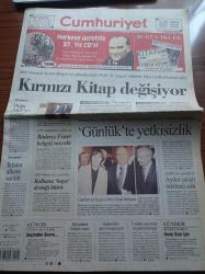 Cumhuriyet Gazetesi - 28 Ekim 2010  - Galatasaray Başkanı Adnan Polat Fenerbahçe'yi Yakalayacağız - İrtica Tehdit Olmaktan Çıktı Kırmızı Kitap Değişiyor - Binlerce Deniz Feneri Belgesi Savcıda - Doğa AKP'ye Teslim - Cumhuriyet'in Gecesinde Büyük Buluşma- Ahmet Necdet Sezer - ABD Türkiye Füze Kalkanı Pazarlığı - Ahmet Necdet Sezer - Kemal Kılıçdaroğlu - Rahşan Ecevit