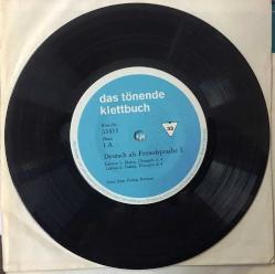 Das tönende klettbuch, Deutsch als fremdsprache I (1) - 4 ADET 45'LİK PLAKTAN OLUŞAN ALMANCA SET. ORİJİNAL KUTUSUNDA, NADİR BİR SET
