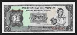 ** PARAGUAY ( 5 * GUARANİES ) 1952 ( 1963 ) ÇİL