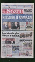 Sözcü Gazete 17 Ocak 2019 Kocaoğlu Bombası,Tunç Soyer,Aziz Kocaoğlu,Erhan Usta,Vladimir Putin,Joaquin El Chapo Guzman,Enrique Pena Nieto,Ozan Kabak,Fatih Terim,Mustafa Cengiz,Şenol Güneş,Cengiz Ünder,Recep Tayyip Erdoğan,Vladimir Putin,Aleksis Çipras,Mücahit Ören,Semahat Arsel