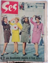 Ses Dergisi - 14 Mayıs 1966 - Sayı 20 - Selma Güneri - Filiz Akın - Pervin Par - Hülya Koçyiğit - Kemal Gürleyen - Alain Delon - Nebahat ÇEhre - Jeanne D'Arc - Hülya Koçyiğit - Filiz Akın - Selma Güneri - James Bond - Sean Connery - Diane Cilento - Rock Hudson - Arçelik Çamaşır Makinesi Reklamı - Mylene Demongeot - Vittorio De Sica - Raquel Welch - Ann Margaret - Yılmaz Güney - Nebahat Çehre - Çığlık - Jane Fonda - Erol Tezeren - Roger Vadim - İzzet Günay - Senih Orkan - Ekrem Bra - Fehmi Pamukçu  - George Harrison - Deva Angani - Göklerdeki Sevgili filmi - Cüneyt Arkın - Selda Alkor - Udo Jurgens - Kurtarılan Aşk fotoromanı - Nestle Çikolata Reklamı - Martın Balsam - Shelley Winters - Peter Ustinov - Nivea Krem Reklamı - Mediha Gökçer - Nurşen Girginkoç - Doğan Bavli - Nezihe Becerikli - Saime Bekbay - Lale Belkıs - Lale ORaloğlu - Mücap Ofluoğlu - Hedy Lamarr - Mualla Sürer - Yüksel Tanık - Ay Yıldız Mayo Reklamı fotoğraf ve haberi - Tam Takım Dergi