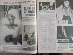 Ses Dergisi - 27 Ağustos 1966 - Sayı:35 - Gönül Yazar - Mum Krem Reklamı - Kartal Tibet - Maruf Bektaş - Romy Schneider - Harry Meyen - Nestle Çikolata Reklamı - Nilüfer Ay - Fikret Hakan - Duygu Sağıroğlu - Nilüfer Aydan - Doris Day - Richard Harris - Raquel Welch - James Welch - William Holden - Brenda Marshall - Tijen Par - Nuri Altınok - Tunç Oral - Azize Bergin - Marilyn Monroe - Clark Gable - Di Maggio - Çığlık fotoromanı - Michael Nestor - Jan Hökansson - Tamara Karetkin - Stanio Kristof - Meral Alper - Seyit Ayyıldız - Gülseren Ündeğer - Metin Serezli - Nisa Serezli - Jane Fonda - Lux Sabun Reklamı - Kuzey Vargın - Nivea Krem Reklamı - Lamia Doyran - Turhan Eteke - Özdemir Erdoğan - Günnur Perin - İsmet Sıral - Sandie Shaw - Şerif Yüzbaşıoğlu - Erol Büyükburç - Mick Jagger - Parla Şenol - Claudia Cardinale - Anita Ekberg - Barbara Hutton - Cary Grant - Pereja Kolonya Reklamı fotoğraf ve haberi - Tam Takım Dergi