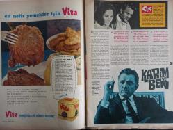 Ses Dergisi - 22 Ekim 1966 - Sayı:43 - Salvatore Adamo - Orgu Gill - Adamo - Halit Refiğ - Vita Yağ Reklamı - Elizabeth Taylor - Richard Burton - Erol Taş - Howard Keel - Jane Powell - Russ Tamblyn - Sema Özcan - Ediz Hun - Yusuf Sezgin - Sezer Güvenirgil - Yılmaz Köksal - Tülin Oğurman - Nuri Özpınar - Nuray Özpınar - Nazif Şen - Papatya Alkaya - George Hamilton - Julie Christie - Senta Berger - Türkan Şoray - Allah'a Ismarladık Filmi - Ediz Hun - Sema Özcan - Çolpan İlhan - Muzaffer Tema - Attila Sarar - Şule Erhal - Refik Kemal Arduman - Jean Marais - Pierre Galante - Olivia de Havilland - Metin Erksan - Ray Danton - Nestle Çikolata Reklamı - Kamran - Zeki Alasya - Ziya Akelli - Gül Akelli - Erol Sayılman - Metin Akpınar - Genco Erkal - Gülriz Sururi - Erol Keskin - Altan Erbulak - Yıldırım Önal - Beklan Algan - Patrick Kerr - Adamo - İzzet Günay - Süleyman Turan - Pe- Re - Ja Kolonya Reklamı fotoğraf ve haberi - Tam Takım Dergi