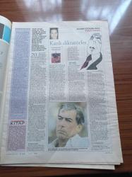 Cumhuriyet Kitap Gazetesi - 8 Ocak 2004 -  Kaşlı Çocukların Barış Şenliği Adlı Yapıtları Üzerine - Nazi İşgalinde Sovyet Kadınları - Paul Verlaine - Şairler Prensi - Ahmet Cevizci- Felsefe Ansiklopedisi'nde Editör Olmak - Semih Poroy - Feklavye'de Dickens'ı Anıyor - Metin Fındıkçı - Mahmud Derviş - Fethi Naci Onat Kutlar'ı Anlatıyor