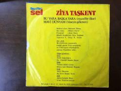 ZİYA TAŞKENT - BU YARA BAŞKA YARA / MAVİ DÜNYAM ''SADECE KAPAK'' - 45'LİK PLAK KAPAĞI