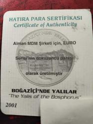 BOĞAZİÇİNDE YALILAR HATIRA PARA SERTİFİKASI