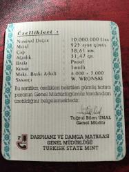 BOĞAZİÇİNDE YALILAR HATIRA PARA SERTİFİKASI