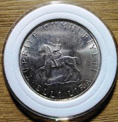 1972 Yılı 50 Lira 30 Ağustos Yıl Dönümü 50.Yıl Gümüş Kapsül İçinde Gönderilecektir (20 Gram) (104)