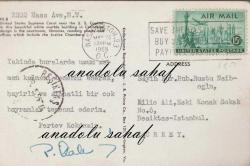 Mass Ave, New York, 1955 / Postadan Geçmiş, Pullu ve Damgalı