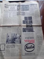 Cumhuriyet Gazetesi - 19 Eylül 1970 - Milli Atlet Cahit Önel'i Kaybettik -  Metin Oktay İngiltere'ye Gidiyor - Birinci Türkiye Ligi İlk Yarı Fikstürü - Ürdün'de Ordu Ağır Basıyor - NATO Casusu Nahit İmre'nin Duruşması 8 Ekim'de - Hükümet İpraş Grevini 30 Gün Erteledi - Alparslan Türkeş Dilencilerin Bir Adada Tecrit Edilmesini Teklif Etti - Milyoner Satvet Lütfi Tozan'ın Hacir Kararı Kaldırıldı - Gülriz Sururi - Öğrenci Liderleri Deniz Gezmiş Ve Cihan Alptekin Tahliye Edildiler