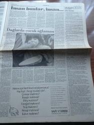 Cumhuriyet Gazetesi - 7 Nisan 1991 - Kennedy'lerin Seks Skandalı -Cumhurbaşkanlığı Kupası - En Büyük Kupa Da Fenerbahçe'nin - Sarıyer Beraberliğe Alıştı - Eti Bisküvileri Barcelona Önünde- 1 Milyon Kürt Sınırda - Boğazda Yine Kaza - Dışişleri Bakanı Kurtcebe Alptemoçin