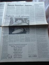 Cumhuriyet Gazetesi - 7 Nisan 1991 - Kennedy'lerin Seks Skandalı -Cumhurbaşkanlığı Kupası - En Büyük Kupa Da Fenerbahçe'nin - Sarıyer Beraberliğe Alıştı - Eti Bisküvileri Barcelona Önünde- 1 Milyon Kürt Sınırda - Boğazda Yine Kaza - Dışişleri Bakanı Kurtcebe Alptemoçin
