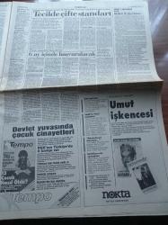 Cumhuriyet Gazetesi - 7 Nisan 1991 - Kennedy'lerin Seks Skandalı -Cumhurbaşkanlığı Kupası - En Büyük Kupa Da Fenerbahçe'nin - Sarıyer Beraberliğe Alıştı - Eti Bisküvileri Barcelona Önünde- 1 Milyon Kürt Sınırda - Boğazda Yine Kaza - Dışişleri Bakanı Kurtcebe Alptemoçin