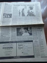 Cumhuriyet Gazetesi - 7 Nisan 1991 - Kennedy'lerin Seks Skandalı -Cumhurbaşkanlığı Kupası - En Büyük Kupa Da Fenerbahçe'nin - Sarıyer Beraberliğe Alıştı - Eti Bisküvileri Barcelona Önünde- 1 Milyon Kürt Sınırda - Boğazda Yine Kaza - Dışişleri Bakanı Kurtcebe Alptemoçin