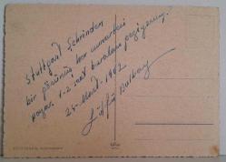 ŞEHİR KARTPOSTALI-ALMANYA/STUTTGART YUKARIDAN ŞEHİR GÖRÜNTÜSÜ,ARKASINA YAZILMIŞ, RENKLİ, 12 X 16 CM EBADINDA - 1950'LER, 1960'LAR, 1970'LER, 1980'LER