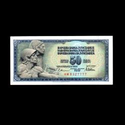 YUGOSLAVYA (1978) - 50 Dinar (ÇA-ÇİL 9,5/10)