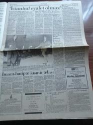 Cumhuriyet Gazetesi - 26 Şubat 1991 - Savaş'ta 41. Günü - Saddam Hüseyin'den Çekilme Emri - Kuveyt'e Kıskaç Operasyonu - Gorbaçov'dan Bush'a Vagri- Berlin Ayısı Kimi Sevecek - Başbakan Yıldırım Akbulut Turgut Özal'ı Eleştirdi -Hakemler Can Yaktı - Gordon Milne Diken Üstündeyiz - All Star'da Smaç Şov - Şike Davasına Yeni Tanık - Nejat Anıl Koşusu