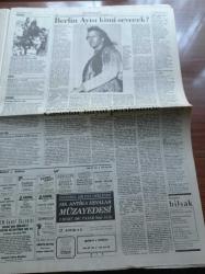 Cumhuriyet Gazetesi - 26 Şubat 1991 - Savaş'ta 41. Günü - Saddam Hüseyin'den Çekilme Emri - Kuveyt'e Kıskaç Operasyonu - Gorbaçov'dan Bush'a Vagri- Berlin Ayısı Kimi Sevecek - Başbakan Yıldırım Akbulut Turgut Özal'ı Eleştirdi -Hakemler Can Yaktı - Gordon Milne Diken Üstündeyiz - All Star'da Smaç Şov - Şike Davasına Yeni Tanık - Nejat Anıl Koşusu