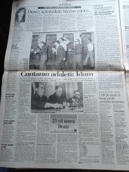 Cumhuriyet Gazetesi - 10 Mayıs 1995 - Tolunay Kafkas Ve Metin Mert Fenerbahçe Yolunda - Boğaziçi'nde Bir Garip Müşfik Kenter - Cuntanın Adaleti İdam - Deniz Gezmiş İçimizdeki Hicran Yarası - Kurban Bayramı - Siyasilere Görüş Yasağı - İşçi Bayrama Grevle Giriyor - Cami İmamı İBDA- C Örgütü Üyesi Çıktı - Süleyman Demirel Türkiye Komplo Karşısında