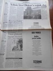 Cumhuriyet Gazetesi - 10 Mayıs 1995 - Tolunay Kafkas Ve Metin Mert Fenerbahçe Yolunda - Boğaziçi'nde Bir Garip Müşfik Kenter - Cuntanın Adaleti İdam - Deniz Gezmiş İçimizdeki Hicran Yarası - Kurban Bayramı - Siyasilere Görüş Yasağı - İşçi Bayrama Grevle Giriyor - Cami İmamı İBDA- C Örgütü Üyesi Çıktı - Süleyman Demirel Türkiye Komplo Karşısında