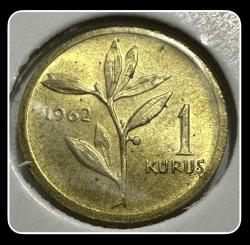 1962 1 KURUŞ ÇİL (TCM1962) “PİRİNÇ”