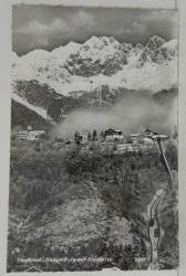 ŞEHİR KARTPOSTALI-AVUSTURYA/INNSBRUCK KARLI DAĞLAR VE YERLEŞİM YERİ GÖRÜNTÜSÜ,ARKASINA YAZILMAMIŞ,SİYAH BEYAZ, 10 X 14 CM EBADINDA - 1950'LER, 1960'LAR, 1970'LER, 1980'LER