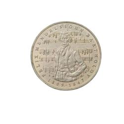 Almanya 5 Mark 1984 Felix Mendelssohn'un Doğumunun 175. Yıldönümü Hatıra Para