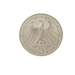 Almanya 5 Mark 1984 Felix Mendelssohn'un Doğumunun 175. Yıldönümü Hatıra Para