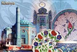 2012 PTT Kültür Varlıklarımız Kütahya porselen Tanıtım kitapçığı 38 sayfa İçerisinde Blok pul 6 farklı kartpostal ile birlikte