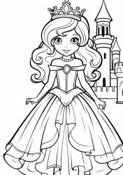 Prenses Boyama Kitabı (100 Süper Boyama)