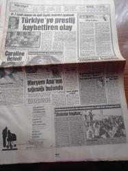 Hürriyet Gazetesi - 6 Eylül 1987 - Carl Lewis Roma'da Da Doping Yapıldı - Bako Adıyla Tanınan Banker Baki Cengiz Özal'ları da Çarptı - Tüysüz  Banker Korkut Özal'ın 200 Milyonunu Götürdü - Turgut Özal Milleti Önemli Açıklama Yapacağım Diye İşletti - Avrupa Ekonomi Topluluğundan Ahiret Soruları - Avukatları İbrahim Tatlıses'i Hapisten Çıkaramadı - Yassıada Yaptırılmayan Savunmalar Yazı Dizisi - Fatin Rüştü Zorlu