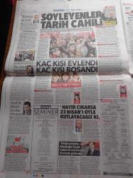 Hürriyet Gazetesi - 19 Mart 2017 - Sinan Oğan Evet'in Ülkeye Faydası Olmayacak - MHP Lideri Devlet Bahçeli Rejim Değişecek Diyorlar Külliyen Yalandır - Evlilik Programlarından Kaç Kişi Evlendi Kaç Kişi Boşandı - Meral Akşener Bu Cesur Kadınlar Hayır Diyecek - Deniz Baykal Hayır Çıkarsa 23 Nisan'ı Öyle Kutlayacağız - Kemal Kılıçdaroğlu - Süleyman Soylu - Angela Merkel