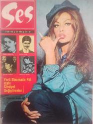Ses Haftalık Aktüalite Sinema Tiyatro Müzik ve Gençlik Mecmuası Dergisi - 5 Ekim 1968 - Sayı:41 - Türkan Şoray - Hülya Koçyiğit - Fatma Girik - Belgin Doruk - Nebahat Çehre - Fikret Hakan - Elizabeth Taylor - Richard Burton - Stanley Baker - Hülya Koçyiğit - Ediz Hun - Doret Nihat - Erol Büyükburç - Esen Püsküllü - Roger Vadim - Catherine Deneuve - Jack Lemmon - Persil Deterjan Reklamı - Raquel Welch - Jim Brown - Kuzey Vargın - Gönül Yazar - Maruf Bekdaş - İsmail Dokuzoğlu - Necdet Çağlar - Sadri Alışık - Zeynep Aksu - Maruf Bekdaş - Cüneyt Arkın - Öztürk Serengil - Hülya Koçyiğit - Tunç Oral - Sezer Güvenirgil - Brigitte Bardot - Lee Marvin - Prenses İra - Sean Connery - Ayfer Feray - Nisa Serezli - Yapı ve Kredi Bankası Reklamı - Alfred Hitchock - Carol Reed - David Lean - Charles Laughton - Charlie Chaplin - Akın Tekstil Reklamı - Ayten Alpman - Dave Dee - Zeynep Aksu - Ufa Margarin Reklamı - Tam Takım Dergi
