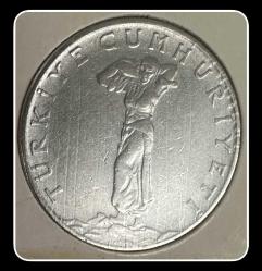 1964 - 25 KURUŞ (TCM1964) “T.C Düz”