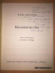Karl Meister - Klavierheft für Otty : Stücke und Miniaturen zum Spielen und Singen - Möseler Verlag Wolfenbüttel - Almanca Kitap (Otty için piyano kitapçığı: çalmak ve şarkı söylemek için parçalar ve minyatürler)