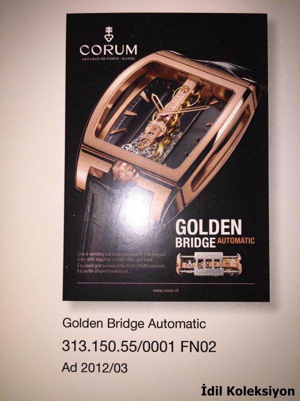 Saat CORUM La Chaux De Fonds Suisse 2012 Advertising Campaign Katalog Dergi