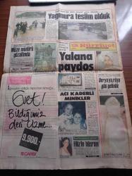 Hürriyet Gazetesi - 8 Kasım 1985 - Ünlülerin Terzisi Yıldırım Mayruk'tan Derya Arbaş'a Türbanlı Gelinlik - AIDS Kurbanı Nurettin'in Mirası Eşcinseller Derneği'ne Mi Kalacak - Necdet Calp - Herkes SHP'ye Alışsın - DYP Genel Başkanı Hüsamettin Cindoruk Avrupa Tipi Komünist Parti Kurulabilir - Başbakan Turgut Özal 26 Liraya Yumurta Ucuz - Marilyn Monroe