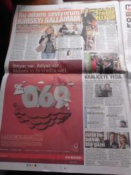 Hürriyet Gazetesi - 31 Ocak 2012 - Beşiktaş'a Serbest Galatasaray'a Yasak - Marilyn Monroe Twiti Yaktı - Sahada Yatan Üstsüz Kadına RTÜK Uyarısı - Yüz Nakli Yapılan Uğur Acar'ın Yeni Yüzde Tercihi Top Sakal- Beşar Esad Ailesini Kaçıramadı- Başbakan Recep Tayyip Erdoğan Ulusa Seslendi - Mini Buzul Çağı Geliyor - Türkiye Futbol Federasyonu Başkanı Mehmet Ali Aydınlar İstifa Yok Yola Devam