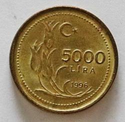 Türkiye Cumhuriyet 1996 5000 Lira  No 1015