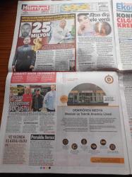 Hürriyet Gazetesi - 25 Haziran 2022 - Galatasaray'dan Fenerbahçe'ye Abdülkerim Bardakçı Çalımı - İsmailağa Cemaati Lideri Mahmut Ustaosmanoğlu Recep Tayyip Erdoğan'ın Da Katıldığı Törende Toprağa Verildi - Marmaris'te Orman Yangınları - Temmuzda Emeklilere Zam Planı - Vahşice Öldürülen Pınar Gültekin'i Öldürmeye Haksız Tahrik Yok - Osman Hamdi Bey'in Ünlü Tablosu Kaplumbağa Terbiyecisi