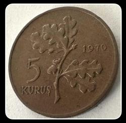 1970 - 5 KURUŞ “ÇİL” (TCM1970)