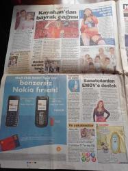 Hürriyet Gazetesi - 31 Temmuz 2008 - Anayasa Mahkemesi Başkanı Haşim Kılıç - İşte Tarihi Karar AKP'ye Kapatma Yok Ağır İhtar Var Uzlaşın Çağrısı - Başbakan Recep Tayyip Erdoğan Laikliğe Karşı Eylemlerin Odağı Değiliz Cumhuriyet'e Sahip Çıkacağız - Devlet Bahçeli Recep Tayyip Erdoğan Ve Adalet ve kalkınma Partisi Ders Almalıdır - İş Dünyası Demokrasi Olgunluk Sınavını Kazandı - Moulin Rouge Şarkıcısı Hande Yener - Kayahan'dan Bayrak Çağrısı
