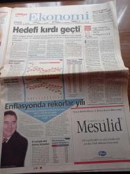 Milliyet Gazetesi - 4 Ocak 2004- Popstar Biter Armağan Çağlayan Ekranlara Veda Eder - Ali Babacan Mutlu Son 28 Yılın En Düşük Enflasyonu - Vicdan Mafyası - Kiralık Katil Atanur Çevikkol'un İtirafları - Mısır Uçağı Denize Çakıldı 148 Ölü - İrtica Faaliyetleri Sebebiyle Basılan Menzil Dergahına İftar Yemeğine Katılan Hüsrev Kutlu - Doğum Gününün Gizli Dili - Ünlülerin Doğum Tarihi Karakter Analizi
