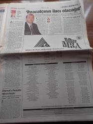 Milliyet Gazetesi - 4 Ocak 2004- Popstar Biter Armağan Çağlayan Ekranlara Veda Eder - Ali Babacan Mutlu Son 28 Yılın En Düşük Enflasyonu - Vicdan Mafyası - Kiralık Katil Atanur Çevikkol'un İtirafları - Mısır Uçağı Denize Çakıldı 148 Ölü - İrtica Faaliyetleri Sebebiyle Basılan Menzil Dergahına İftar Yemeğine Katılan Hüsrev Kutlu - Doğum Gününün Gizli Dili - Ünlülerin Doğum Tarihi Karakter Analizi